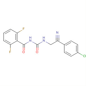 Benzamide,N-[[[(4-chlorophenyl)cyanomethyl]amino]carbonyl]-2,6-difluoro- molecular structure
