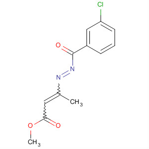 2-Butenoic acid, 3-[(3-chlorobenzoyl)azo]-, methyl ester