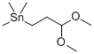 (3,3-DIMETHOXYPROPYL)TRIMETHYLSTANNANE molecular structure
