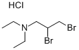1-Diethylamino-2,3-dibromopropane hydrochloride molecular structure