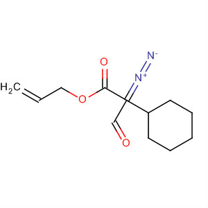 Cyclohexanepropanoic acid, a-diazo-b-oxo-, 2-propenyl ester molecular structure