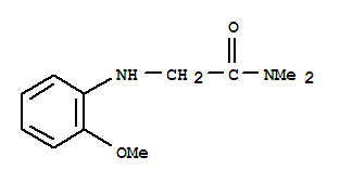 N~2~-(2-methoxyphenyl)-N,N-dimethylglycinamide molecular structure