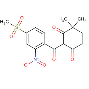 1,3-Cyclohexanedione,4,4-dimethyl-2-[4-(methylsulfonyl)-2-nitrobenzoyl]- molecular structure