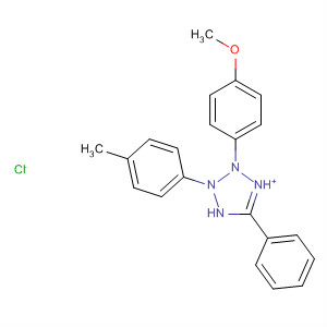 2H-Tetrazolium, 2-(4-methoxyphenyl)-3-(4-methylphenyl)-5-phenyl-,chloride molecular structure