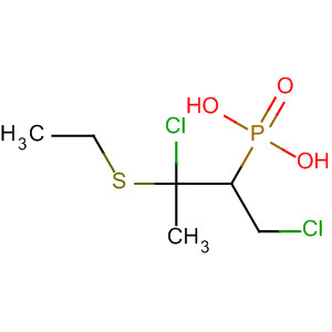 Phosphonic dichloride, [1-(ethylthio)-1-methylpropyl]- molecular structure