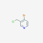 4-bromo-3-(chloromethyl)pyridine molecular structure