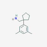 1-[1-(3,5-DIMETHYLPHENYL)CYCLOPENTYL]METHANAMINE 95% molecular structure