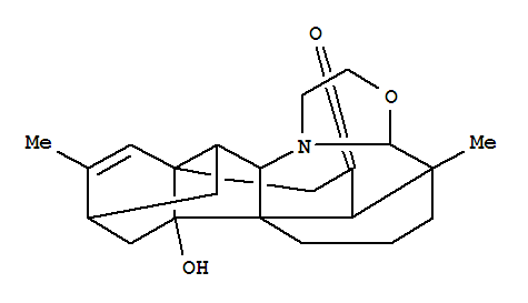 Spiradine D(neutral), 15,16-didehydro-16,17-dihydro-9-hydroxy- molecular structure