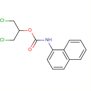 Carbamic acid, 1-naphthalenyl-, 2-chloro-1-(chloromethyl)ethyl ester molecular structure