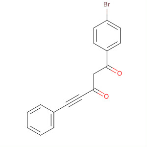 4-Pentyne-1,3-dione, 1-(4-bromophenyl)-5-phenyl- molecular structure