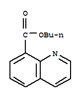 Butyl 8-quinolinecarboxylate molecular structure