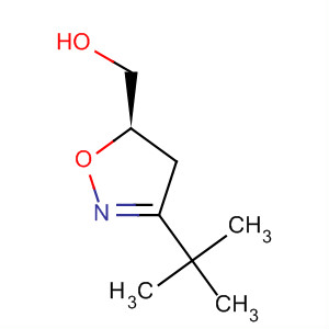 5-Isoxazolemethanol, 3-(1,1-dimethylethyl)-4,5-dihydro-, (5R)- molecular structure