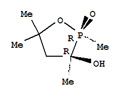 2,3,5,5-tetramethyl-1,2-oxaphospholan-3-ol 2-oxide molecular structure