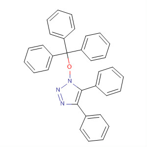1H-1,2,3-Triazole, 4,5-diphenyl-1-(triphenylmethoxy)- molecular structure