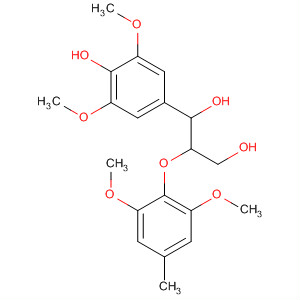 1,3-Propanediol,2-(2,6-dimethoxy-4-methylphenoxy)-1-(4-hydroxy-3,5-dimethoxyphenyl)- molecular structure