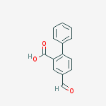 4-Formyl-[1,1'-Biphenyl]-2-carboxylic acid molecular structure