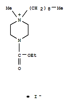 4-(ethoxycarbonyl)-1-methyl-1-nonylpiperazin-1-ium iodide