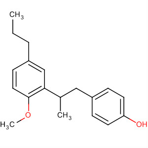 Phenol, 4-[2-(2-methoxy-5-propylphenyl)propyl]- molecular structure