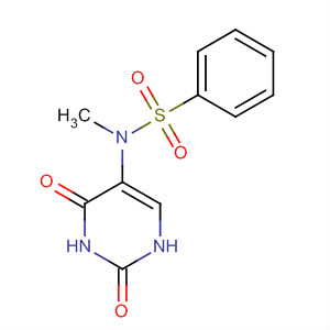 Benzenesulfonamide,N-methyl-N-(1,2,3,4-tetrahydro-2,4-dioxo-5-pyrimidinyl)- molecular structure