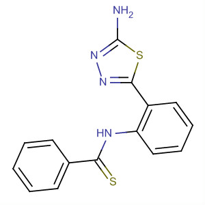 Benzenecarbothioamide, N-[2-(5-amino-1,3,4-thiadiazol-2-yl)phenyl]- molecular structure