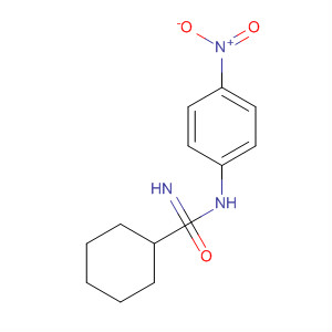 Benzenamine, N-(cyclohexylcarbonimidoyl)-4-nitro- molecular structure