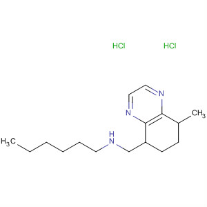 2,5-Pyrazinedihexanamine, dihydrochloride molecular structure