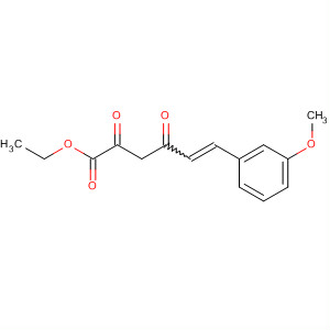 5-Hexenoic acid, 6-(3-methoxyphenyl)-2,4-dioxo-, ethyl ester molecular structure