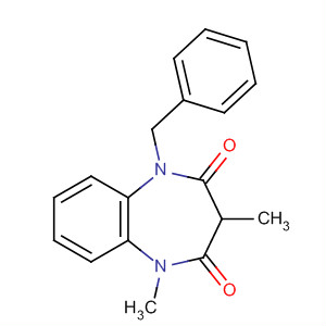 1H-1,5-Benzodiazepine-2,4(3H,5H)-dione,1,3-dimethyl-5-(phenylmethyl)- molecular structure