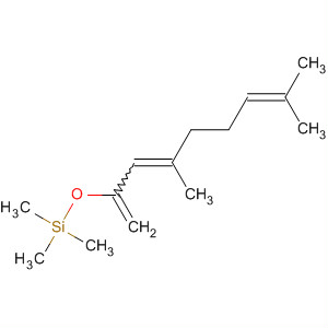 Silane, [(3,7-dimethyl-1-methylene-2,6-octadienyl)oxy]trimethyl- molecular structure