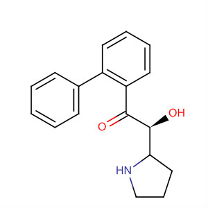 2-Pyrrolidinemethanol, 1-([1,1'-biphenyl]-2-ylcarbonyl)-, (S)- molecular structure