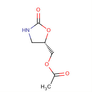 2-Oxazolidinone, 5-[(acetyloxy)methyl]-, (S)- molecular structure