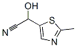 5-Thiazoleacetonitrile,  -alpha--hydroxy-2-methyl-