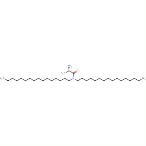 Propanamide, 2-amino-N,N-dihexadecyl-, (R)- molecular structure
