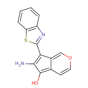 5-Benzofuranol, 2-amino-3-(2-benzothiazolyl)-