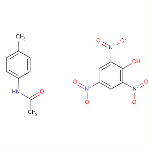 Acetamide, N-(4-methylphenyl)-, compd. with 2,4,6-trinitrophenol (1:1) molecular structure
