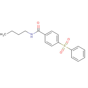Benzamide, N-butyl-4-(phenylsulfonyl)- molecular structure