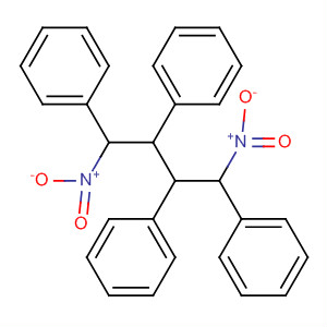 Benzene, 1,1',1'',1'''-(1,4-dinitro-1,2,3,4-butanetetrayl)tetrakis- molecular structure