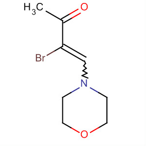 3-Buten-2-one, 3-bromo-4-(4-morpholinyl)- molecular structure