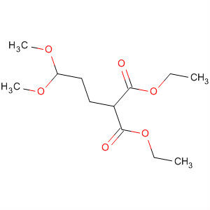 Propanedioic acid, (3,3-dimethoxypropyl)-, diethyl ester molecular structure