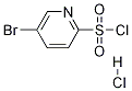 5-BROMOPYRIDINE-2-SULFONYL CHLORIDE, HCL 95% molecular structure