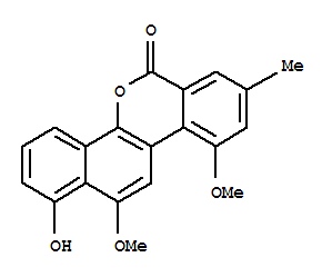 DefucogilvocarcinM molecular structure