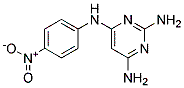 2,4-diamino-6-p-nitroanilinopyrimidine molecular structure