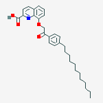 2-Quinolinecarboxylic acid, 8-[2-(4-dodecylphenyl)-2-oxoethoxy]-