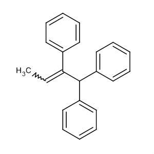 Benzene, 1,1',1''-(1-methyl-1-propen-1-yl-3-ylidene)tris- molecular structure