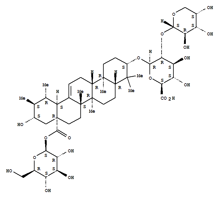 Ursane,b-D-glucopyranosiduronic acidderiv. molecular structure