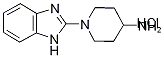1-(1H-BenzoiMidazol-2-yl)-piperidin-4-ylaMine hydrochloride, 98+% C12H17ClN4, MW: 252.75 molecular structure