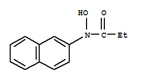 N-Hydroxy-N-2-naphthalenylpropanamide molecular structure