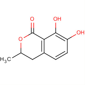 1H-2-Benzopyran-1-one, 3,4-dihydro-7,8-dihydroxy-3-methyl- molecular structure