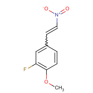 Benzene, 2-fluoro-1-methoxy-4-(2-nitroethenyl)- molecular structure