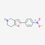 2-(4-Nitrophenyl)-4H,5H,6H,7H-furo[3,2-c]pyridine molecular structure